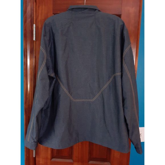 Reebok Men's Jacket Size L St Louis Rams Blue On Field NFL Logo - Picture 4 of 9